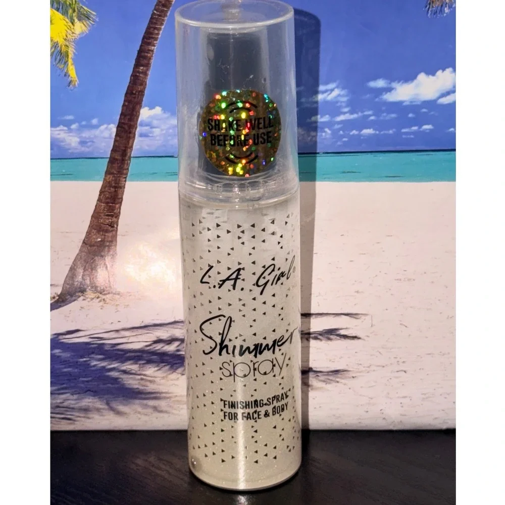 LA Girl Shimmer Spray Gold Face and Body Finishing Spray 2.7oz